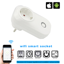 Smart Socket Universal WiFi Wireless Remote Control Socket Adaptor App Control Timer Function Compatible With Alexa Google Home 2024 - buy cheap
