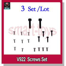 3 conjunto Hisky HCP100 / V922-21 parafusos para RC peças de helicóptero 2024 - compre barato