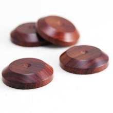 High Quality Rosewood D33 Speaker Spikes Mat, Speaker Spike Shoes Pads , HiFi Feet 2024 - buy cheap