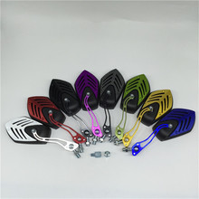 Colors Available Scooter Rearview Mirror Motorcycle Backup Mirrors Universal Motorcycle parts for Harley Kawasaki Honda 8mm 10mm 2024 - buy cheap