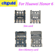 Cltgxdd-Soporte de bandeja con ranura para tarjeta Sim, reparación de lector de enchufe para Huawei Honor Play 6 MYA-AL10, placa base Sim + soporte de tarjeta mMemory 2024 - compra barato