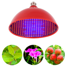 Светодиодная лампа для выращивания растений 80 Вт 160 красный синий 2835SMD красный белый корпус E27 светодиодная лампа для выращивания комнатных растений Гидропоника теплицы светодиодная фитолампа 2024 - купить недорого