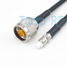 Free Shipping! 50CM N male plug to FME female jack  RF connector 20inch Pigtail coaxial jumper cable RG58 extension cable 2024 - buy cheap