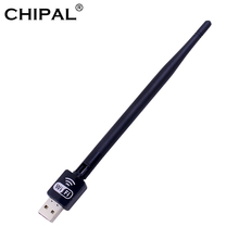 CHIPAL MT7601 150Mbps USB WiFi Receiver Adapter Network Card Wireless Antenna 802.11b/n/g High Speed USB 2.0 Lan Ethernet 2024 - buy cheap