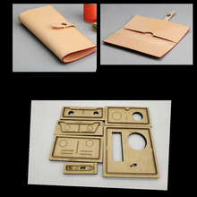 DIY leather craft women long folded wallet die cutting knife mould hand machine punch tool set 2024 - buy cheap