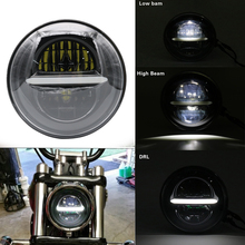 5.75 Inch Motor LED Round Motorcycle Headlight for Harley Wide Glide XL1200X FXDX Seventy Headlight LED 5 3/4" Headlamp 2024 - buy cheap