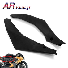 Capa lateral para tanque de motocicleta, 1 par, esquerda e direita, moldura de carenagem, plástico preto, para suzuki gsxr1000 2007, 2008, 07, 08, k7 2024 - compre barato