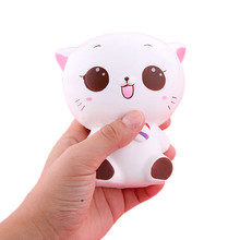 2018 New kawaii squishies Squishy Kitty Cat Doll Slow Rising Soft Pinch StressReliever Kid antistress toys juegos de mesa drop 2024 - buy cheap