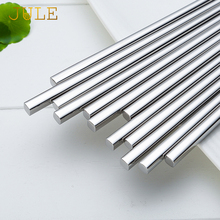 5pairs Sushi Chopsticks 304 stainless steel Food Grade Square Chinese Silver Metal Chopstick Reusable Chop Stick Kitchen Tools 2024 - buy cheap