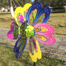 Plastic Colorful Windmill Pinwheel Wind Spinner Outdoor Garden Decoration #1 2024 - buy cheap