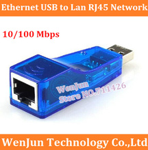 Адаптер для сетевой карты Ethernet USB-Lan RJ45 10/100 Мбит/с для ноутбука и ПК-синий 5 шт./лот 2024 - купить недорого