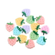 30Pcs Mixed Resin Strawberry Decoration Crafts Flatback Cabochon Embellishments For Scrapbooking Kawaii Accessories 2024 - buy cheap