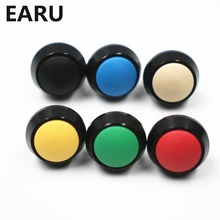 1pc 12mm Black Stainless Steel Colorful Momentary Horn Door Bell Power Push Button Siwtch Screw Feet Car Auto Engine Start PC 2024 - buy cheap