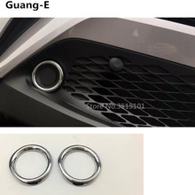 Car Styling ABS Chrome Cover Trim Front Head Fog Light Lamp Frame Stick Part 2pcs For Toyota C-HR CHR 2017 2018 2019 2020 2024 - buy cheap