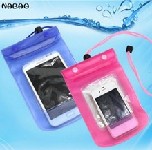 Nabag 1pc acessível à prova dhandy água seco bolsa caso capa para a maioria do telefone celular saco de armazenamento subaquático melhor para barco natação esqui 2024 - compre barato