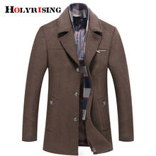 Мужская шерстяная куртка Holyrising, Толстая шерстяная куртка, 4 цвета, размеры 18438-5, для зимы, 2019 2024 - купить недорого