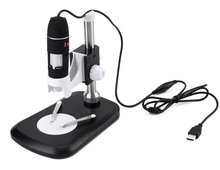 Цифровой микроскоп, USB-эндоскоп с подставкой и увеличительным стеклом, 800x8 светодиодов, 2 Мп, 40X-800X 2024 - купить недорого
