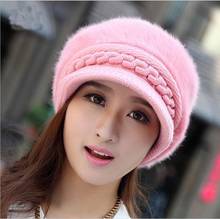 2017 Winter Beanies Knit Women's Hat Winter Hats For Women Ladies Beanie Girls Skullies Caps Bonnet Femme Snapback Wool Warm Hat 2024 - buy cheap