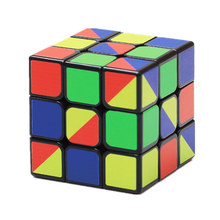 Профессиональный Радуга Cube 3x3x3 5,7 см Скорость для магический паззл куб Neo Cubo Магическая наклейка для детей игрушки кубик рубика 2024 - купить недорого
