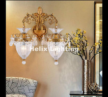 Lámpara de pared E14 de Color latón, luz de pared de salón, apliques de pared, envío gratis 2024 - compra barato