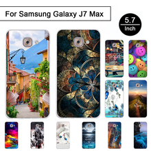 Чехлы из ТПУ для Samsung Galaxy J7 Max G615F, 5,7 дюйма, мягкий силиконовый чехол, задняя крышка для телефона J7 Max, чехлы с мультяшным рисунком 2024 - купить недорого