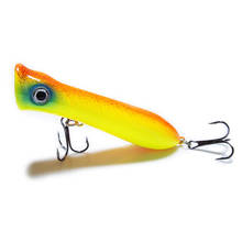 SEALURER Brand Floating Wobbler Popper Fishing Lure 3D eyes 8CM/12G 6# Treble Hooks Pesca Plastic Crankbait Artificial Hard Bait 2024 - buy cheap