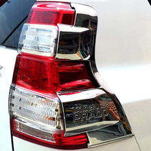 АБС-пластик хром для Toyota Prado FJ150 аксессуары 2014 2015 2016 2017 задний светильник молдинги для фар хвост светильник Рама Накладка 2024 - купить недорого