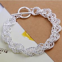 SMTH240 High Quality Jewelry 925 Sterling Silver for Women Best Christmas Gift Charm Fashion Gloss Twisted Thick Bracelet 2024 - buy cheap