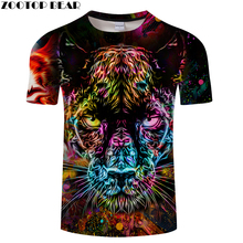 3D T Shirts Animal T-shirts Men Colorful T shirt Summer Short Sleeve Tops Funny Tees Casual Camisetas Male Brand Top ZOOTOP BEAR 2024 - buy cheap