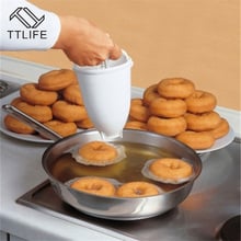 Fabricante de donutt ttlife, artefato criativo, molde de sobremesa, diy, ferramentas de confeitaria, utensílio de cozinha 2024 - compre barato