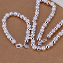 925 sterling silver jewelry sets wedding indian jewelry set nigerian beads set necklace bracelet for women dubai jewellery S056 2024 - buy cheap