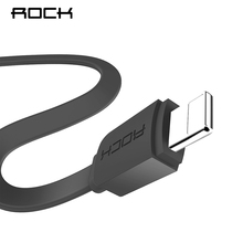 ROCK-Cable USB resistente a la flexión para iPhone, Cable de iluminación de carga rápida para iPhone XS Max XR X 8 7 6 5 Plus iPad iOS 2024 - compra barato