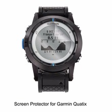 3* Clear LCD PET Film Anti-Scratch / Anti-Bubble / Touch Responsive Screen Protector Cover for Garmin Quatix 2024 - buy cheap