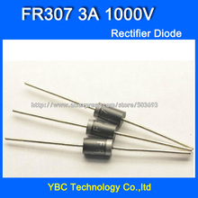 100pcs/lot FR307 3A/1000V Fast Recovery Rectifier Diode 2024 - buy cheap