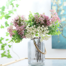 Artificial Flower Hybrid Bouquet Eucalyptus Gypsophila Berries Plastic Flower Wedding Home Party Decoration Fake Flowers 2024 - buy cheap