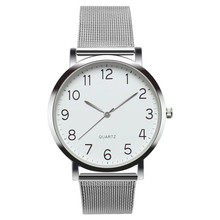 New Fashion Silver Mesh Band Wrist Watch Casual Women Stainless Steel Analog Quartz Watches Gift Relogio Feminino Drop Shipping 2024 - buy cheap