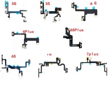 50pcs Power Flex Cable Replacement for iPhone 6G 6 plus 6s 6 S plus 7g 7plus On Off volume Button With Metal Bracket Parts 2024 - buy cheap