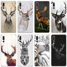 Minimalist animal deer Minimalistic animals TPU Phone Case For Huawei P9 P10 P20 PLUS P20 P30 PRO P8 P9 P10 P20 P30 lite P smart 2024 - buy cheap