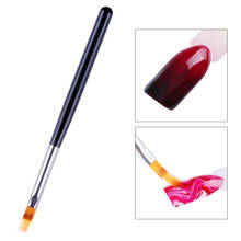1 шт., градиентная ручка для рисования, строительная ручка, кисть для французских краев, ручка для рисования, инструмент для дизайна ногтей 2024 - купить недорого