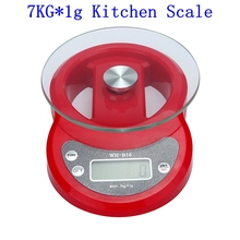 Báscula Digital LCD de alta precisión para cocina, 7KG/1g, portátil, electrónica, para alimentos, peso, herramientas de cocina 2024 - compra barato