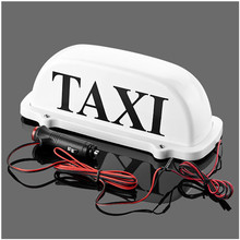 Taxi Top Light New LED Roof Sign 12V With Magnetic Base White Dome Light Waterproof Super Bright 2024 - buy cheap