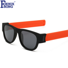 2019 New Polarized Sunglasses Men Women Unisex UV400 Mirrored Lens Folding Frame Sun Glasses  de sol Kids 2024 - buy cheap