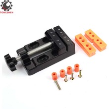 Mini Flat Clamp table Jaw Bench Clamp Drill Press Vice Opening Parallel Table Vise DIY Sculpture Craft Carving Tool 2024 - buy cheap