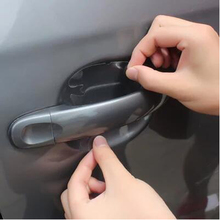 2018 новые автомобильные защитные наклейки на дверные ручки для Nissan Qashqai X-trail Tiida Juke Note Almera Teana Primera аксессуары 2024 - купить недорого