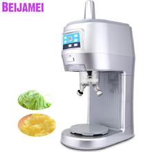 Beijamei Most popular Commercial continuous ice shaver machine shaved snow ice crusher machine electric snowflake ice machine 2024 - buy cheap