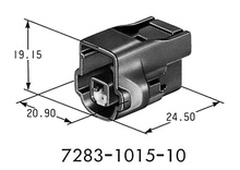 Free shipping 5sets 1pin female 1 way for 2JZ knock sensor car plug waterproof auto connector 7283-1015-10 2024 - buy cheap