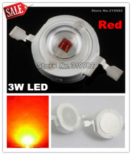 500pcs/lot WholeSale, 3W Red led beads, led red high power lamp beads high quality power LEDs chip, LED lamp DIY, (No: GH-3W-R ) 2024 - buy cheap