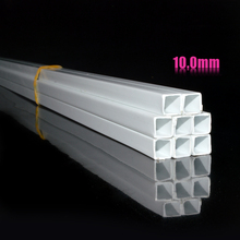 10mm  Architecture building model Square tube ABS Plastic pipe 50cm length 2024 - buy cheap