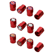 England UK Flag Logo For Vauxhall Corsa Ford Opel Toyota BMW Nissan Volkswagen POLO Audi Volvo Auto Decoration Tire Valve Caps 2024 - buy cheap