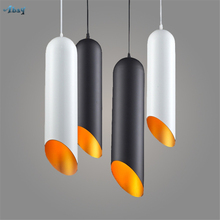 Modern Iron Pipe Cylinder Pendant Lights Living Room Dining Room Table Bar Cafe Lounge Section Iron Lamps Hanging Lighting 2024 - buy cheap